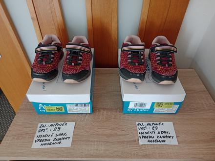 Dievčenské softshellove topánky zn.alpinex veľ.29, 29