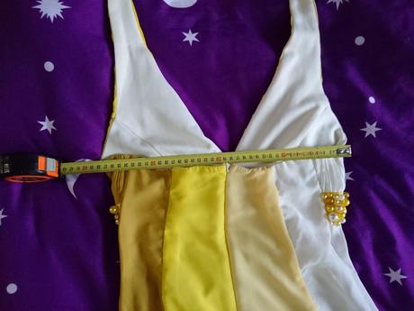 Spoločenské šaty žlté + topanky gratis, m