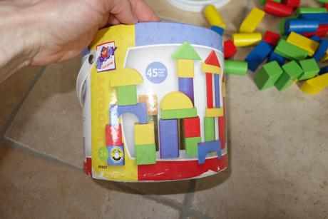 Kocky kvalitné stavebnica 45ks, 