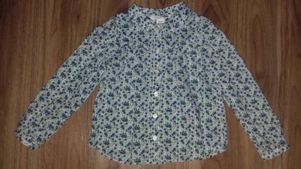 Kvietkovaná blúzka, h&m,104