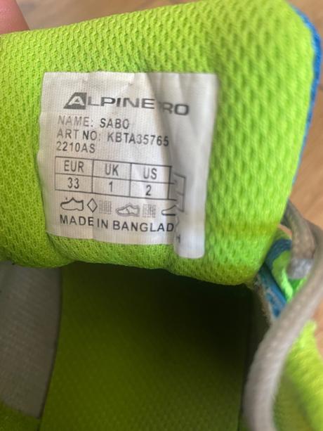 Tenisky alpine pro, veľ. 33, alpine pro,33