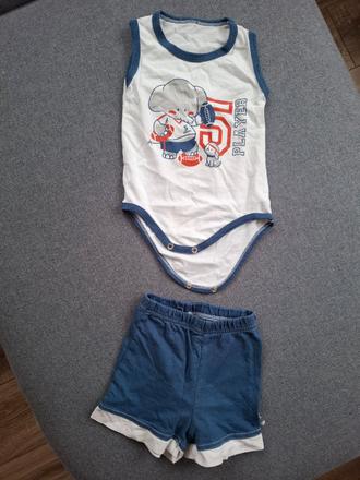 Tričko +kraťasy, 74