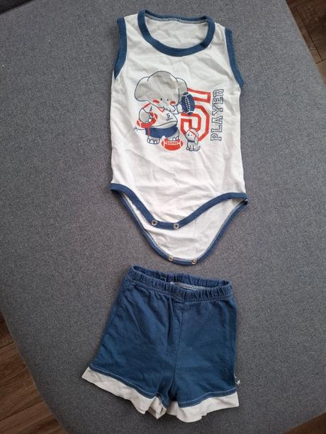 Tričko +kraťasy, 74