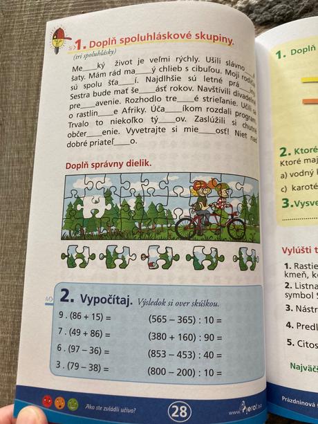 Prázdninová škola 5. ročník,