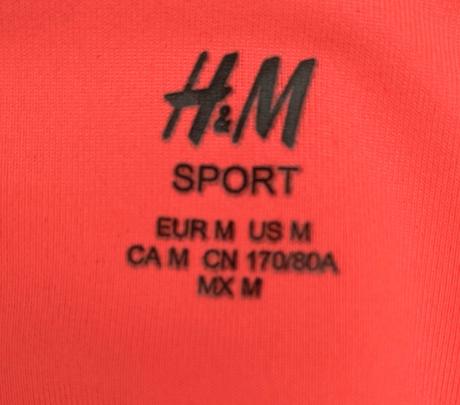 Nenosené legíny, h&m,m