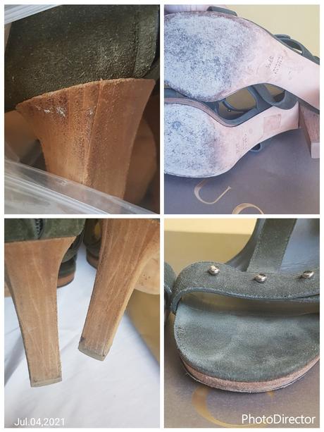 Gucci vybíjané kožené sandále, gucci,38