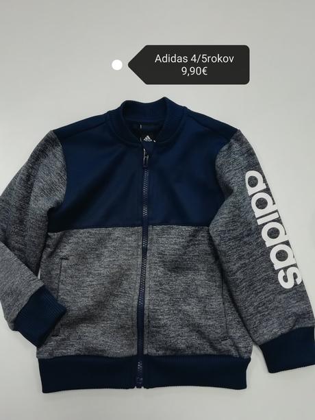 Modrá mikina adidas, adidas,110