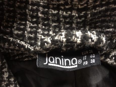 Janina káro kabát vel.s/m, m