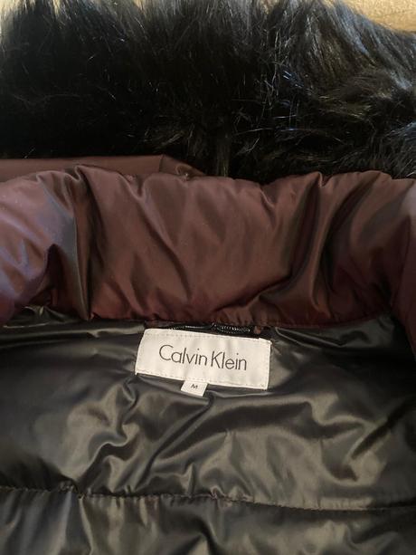 Luxusny paperovy kabat calvin klein, calvin klein,m