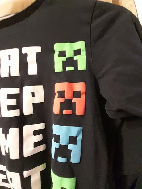 Pyžamový top vrch 146/152 minecraft, 146