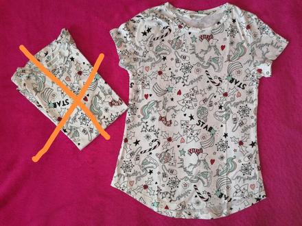 Vianočné tričko 1kus, h&m,146