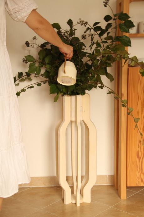 Drevená váza zo sashe.sk, 
