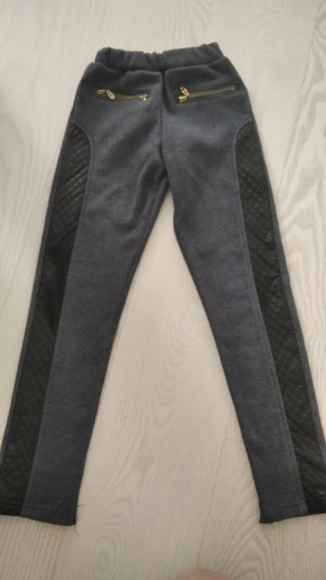 Hrubšie nohavice s kozenkou, 134