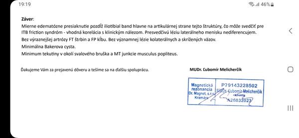 Čo znamenajú výsledky z MR vyšetrenia?