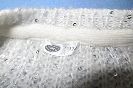 Pulovrik s trblietkami, pepco,128