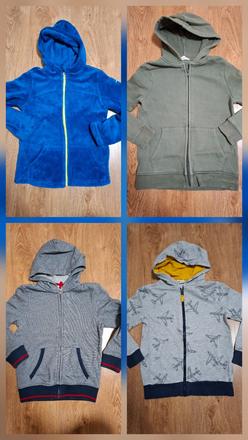 Mikiny s kapucňou na zips 122 - 140, 122