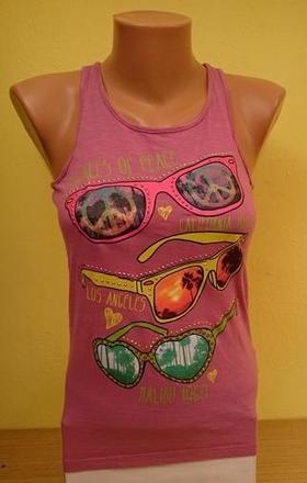 Dievčenský bavlnený top, here there, 146