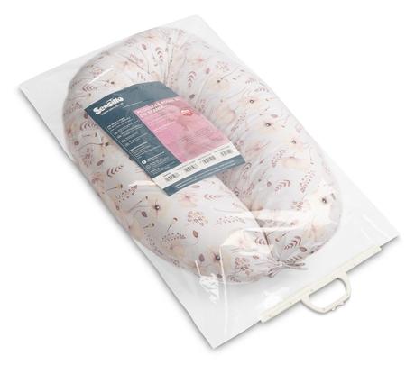 Sensillo tehotenský vankúš xl - pastelové maky, 