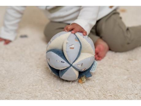 Little dutch loptička textilná ruzová alebo modrá,