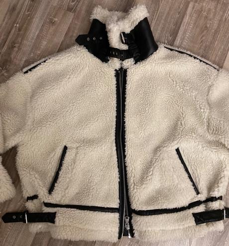 Krásna zimná kožušinová bunda, f&f,xl