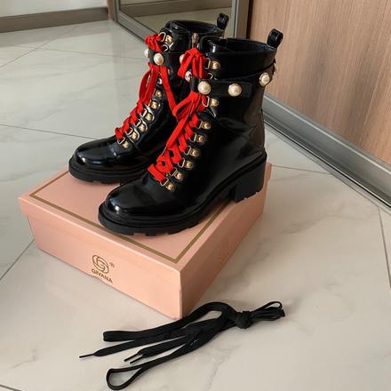 Čižmy s perličkami, 40