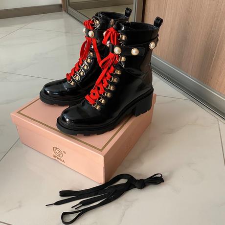 Čižmy s perličkami, 40