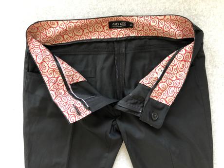 Amy gee čierne nohavice s pukmi, veľ. 36, 36