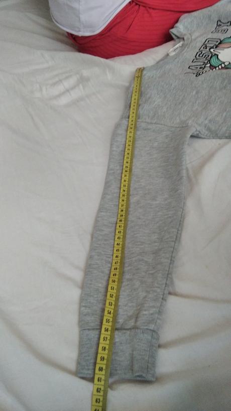 Šedá mikina s unicorns, h&m,146