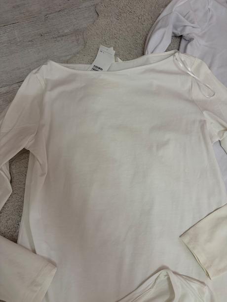 Biele trička velkost l, l