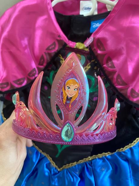 Kostým anna s korunkou / frozen, 