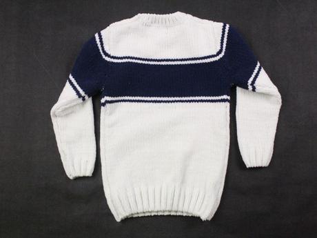 Mäkký bielo-modrý pulóver next veľ. 2-3 r., next,98