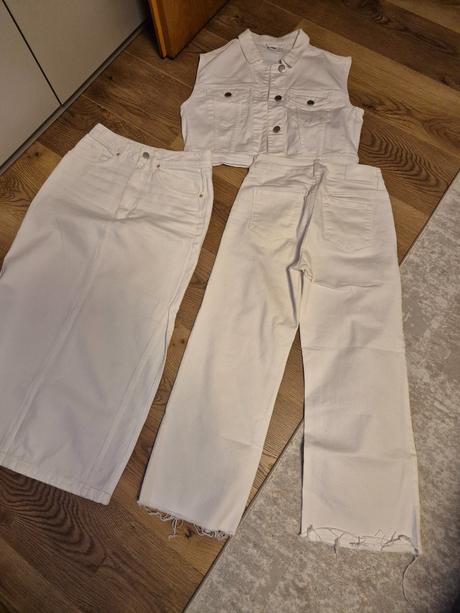 Denim riflová súprava, 36