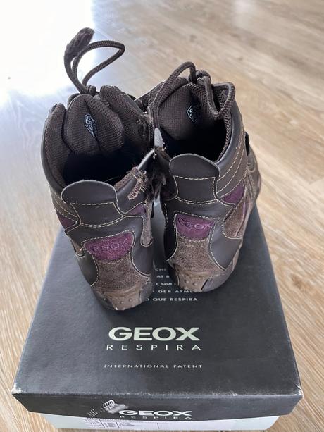 Vysoké kožené topánky., geox,28