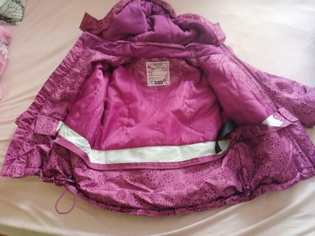 Fialová vetrovka+oteplováky, sweet baby,104