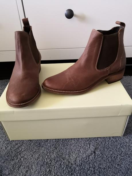 Kožené pol topánky docker's by gerli, 37