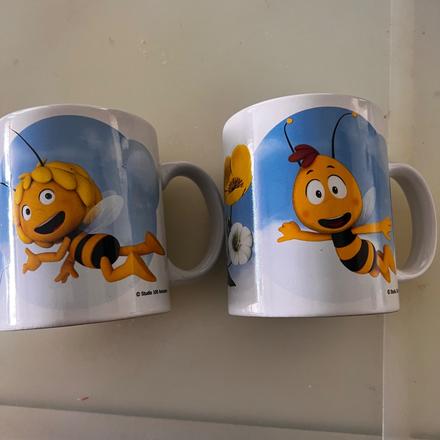 Včielka maja a vilko set 2 šálky,