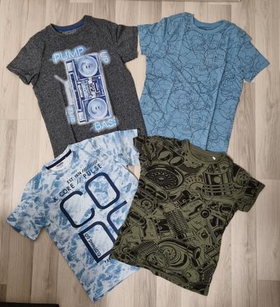 4x tričko 140/146, 146