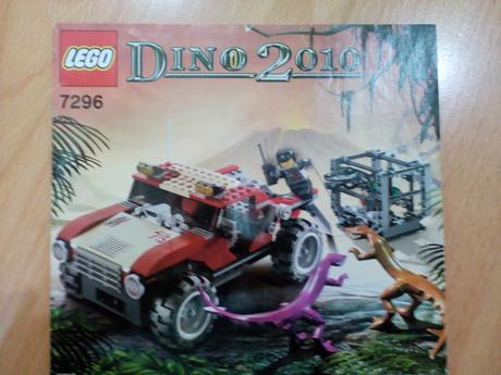 Stavebnica lego 7296 - séria dino lovec dinosaurov, 