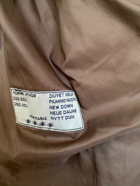 Vintage páperová bunda / kabát moncler, l