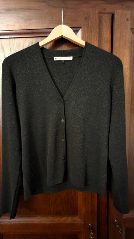 Metalický trblietavý kardigan - s, s