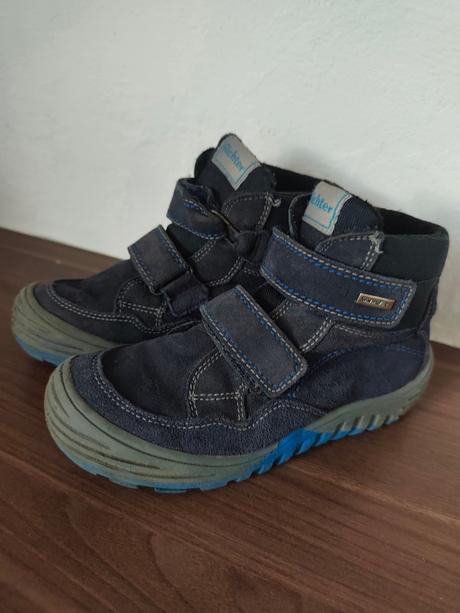 Prechodné kožené topánky, richter,32