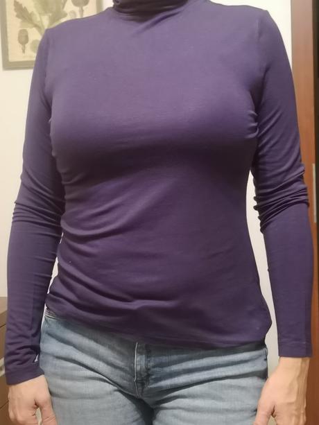 Modrofialový rolák h&m, h&m,m