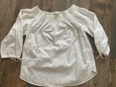 Biela blúzka, h&m,42
