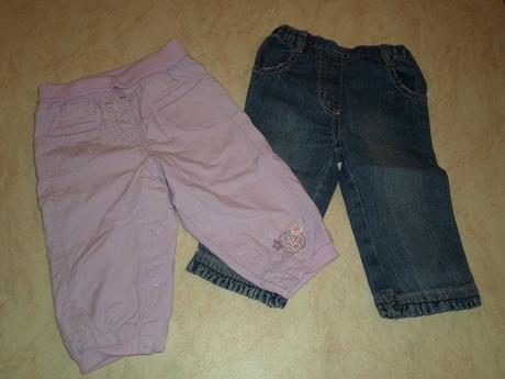 Krásne nohavice pre slečnu.., c&a,68