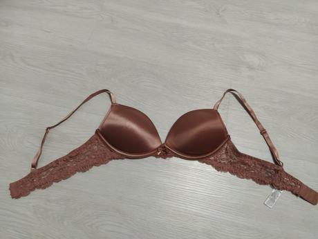 Hnedá pohodlná podprsenka., new yorker,75b