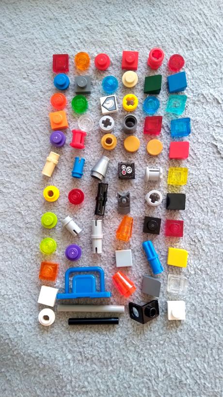 Lego náhradné diely putá okuliare volant svetlo, 