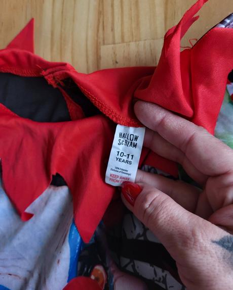 Karnevalový vrchný diel halloween na 10-11 rokov, 