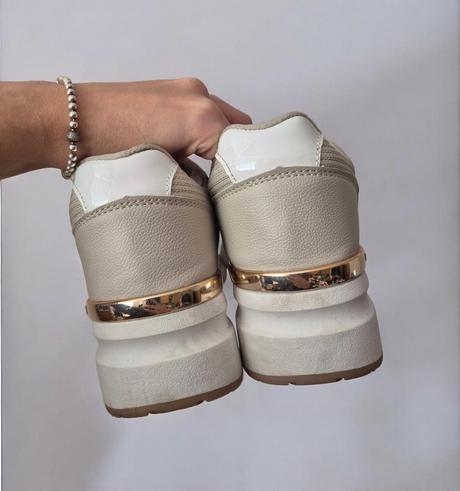 Dámske béžové tenisky mexx, mexx,40