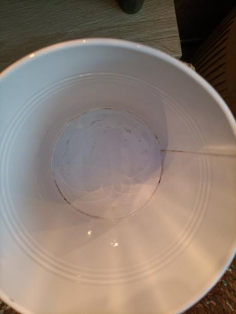 Krásne plechové vedierko na kvet,