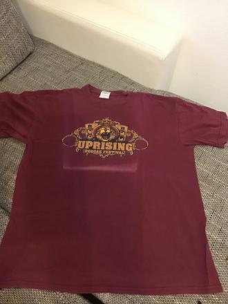 Uprising tričko - vyblednuty pas, l